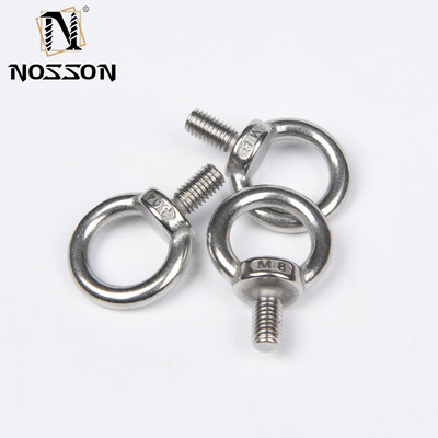 Zinkgeplatte roestvrij staal metric DIN580 M3 M4 M5 M8 M10 M12 C15 A2 Machinery Swivel Ring Lifting Eye Bolt voor beton