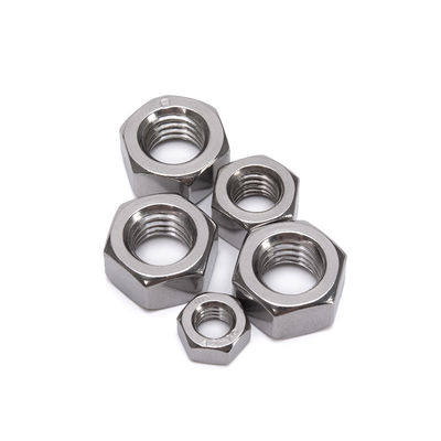 Imperial Measurement System JIS Standaard roestvrij staal 304 316 Hexagon Hex Nuts M14 M16 M18 M20 M22 M24 met zink en was afwerking