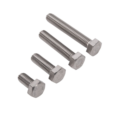 Zinkgeplatte ISO-standaard aangepaste lange roestvrij koolstofstaal zeshoekige hexagonale kop titanium roestvrij staal bouten en moeren en bouten hexagonale bouten