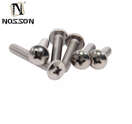 Gegalvaniseerde afwerkingsindustrie Titanium roestvrij staal legering schroef rem schijf Titanium bouten schroeven met pan hoofd DIN standaard