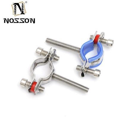 16-300mm Op maat gemaakte ondersteuning Sanitair roestvrij staal 304 Ronde buis Clamp Pipe Holder voor DIN Standard