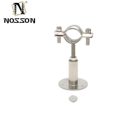 16-300mm Op maat gemaakte ondersteuning Sanitair roestvrij staal 304 Ronde buis Clamp Pipe Holder voor DIN Standard
