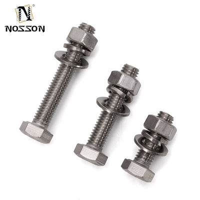 Roestvrij staal 304 316 316L DIN 931 DIN 933 Hexagonale kopbouten m3 m4 m5 m6 m8 m10 m12 m14 m16 m20 voor industriële doeleinden
