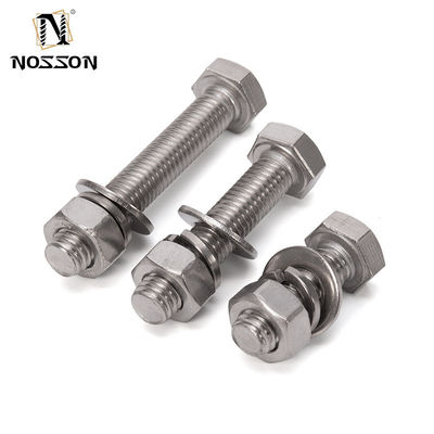 Roestvrij staal 304 316 316L DIN 931 DIN 933 Hexagonale kopbouten m3 m4 m5 m6 m8 m10 m12 m14 m16 m20 voor industriële doeleinden