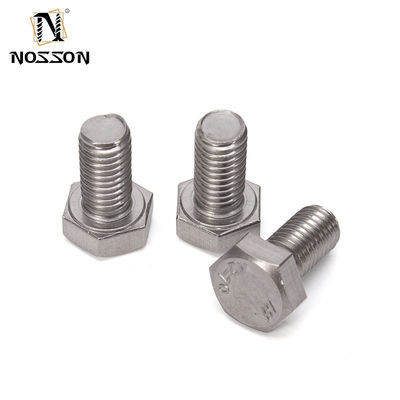 Roestvrij staal 304 316 316L DIN 931 DIN 933 Hexagonale kopbouten m3 m4 m5 m6 m8 m10 m12 m14 m16 m20 voor industriële doeleinden