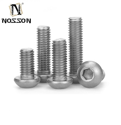 ANSI-standaard 304 roestvrij staal 1 inch knopkop stopcontact bouten schroeven voor INCH-metingssysteem Allen Hex Drive