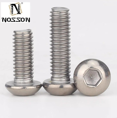 ANSI-standaard 304 roestvrij staal 1 inch knopkop stopcontact bouten schroeven voor INCH-metingssysteem Allen Hex Drive