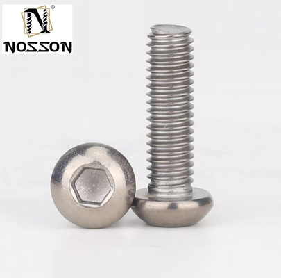 ANSI-standaard 304 roestvrij staal 1 inch knopkop stopcontact bouten schroeven voor INCH-metingssysteem Allen Hex Drive