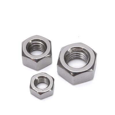 Voorraad roestvrij staal 304 DIN934 Hex Jam spot nut hex BALL SCREW NUT voor olie-gas Standard GB Zink geel-chromeerd