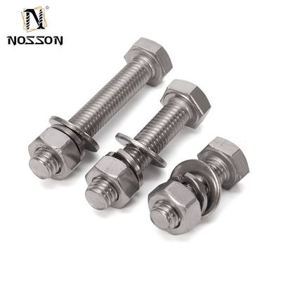 Zinkgeplatte afwerking DIN933 304 roestvrij staal hexbolt voor hoogcompetitio INCH meetsysteem DIN-norm