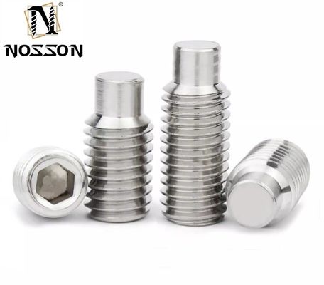 Messing Pan Head M1.6 M2 M2.5 M3 M4 M5 M6 M8 M10 M12 304 Roestvrij staal Metrische draad Slotted Cone Point Set Schroeven Bolt Fastener