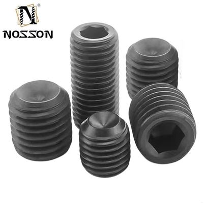 Messing Pan Head M1.6 M2 M2.5 M3 M4 M5 M6 M8 M10 M12 304 Roestvrij staal Metrische draad Slotted Cone Point Set Schroeven Bolt Fastener