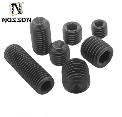 Metalen bevestigingsmiddelen Panhead M1-M12 INCH Meetsysteem DIN916 Set Socket Schroeven met zwarte oxide coating