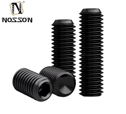 Metric Pan Head DIN916K 304 316 roestvrij staal gekneusd Hexagon Cup Point Grub Schroef Geraasde Hex Socket Cup Point Set Schroef