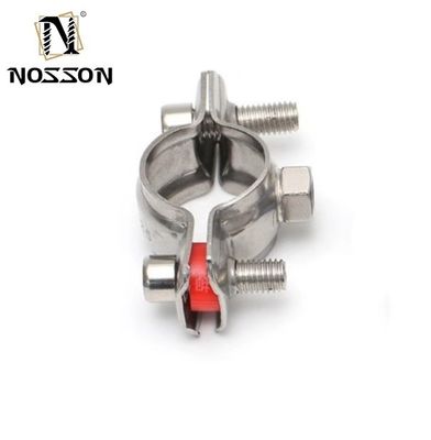 Roestvrij staal op maat gemaakte ondersteuning Quick Fist Rubber Lined Pipe Clamps voor standaard Pipe Isolation 16-300mm