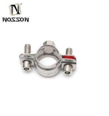 Roestvrij staal op maat gemaakte ondersteuning Quick Fist Rubber Lined Pipe Clamps voor standaard Pipe Isolation 16-300mm