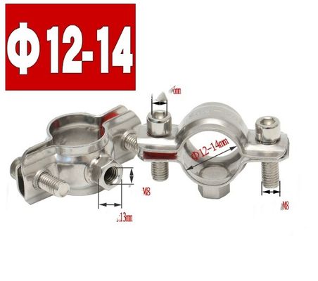 JIS Standard 16-300mm Rubber Lining Heavy Duty Pipe Clamp Hanging Galvanized Hose Clamp voor zware toepassingen