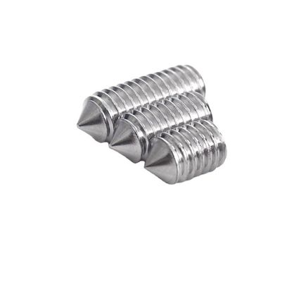 Panhead gepolijst 304 roestvrij staal set schroef DIN916 Hex koploze schroef met standaard DIN en polijsten M1-M12