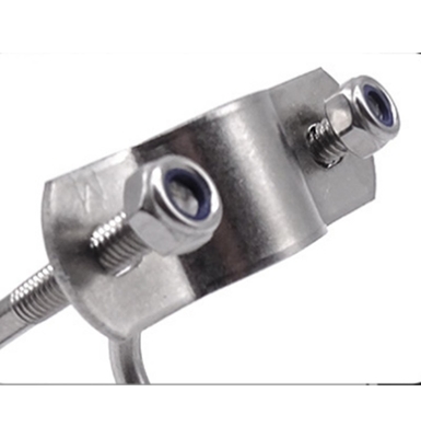 Roestvrij staal 304 316 Dubbele U-vormige buisklem voor M3 M4 M5 M6 M8 M10 M12 M16 M20 Buizen JIS Standard Plain Finish