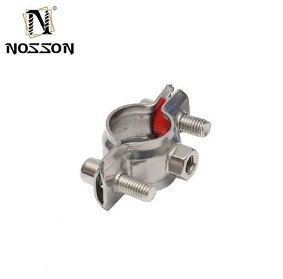 Ondersteuning van zware industrie 16-300 mm ronde buisclip met gespeld ontwerp en rubberen bekleding