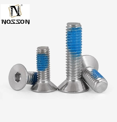 Plain Finish Metrische draadvergrendelende knopkop van roestvrij staal Hex Drive schroeven met GB-standaard en ISO-certificering