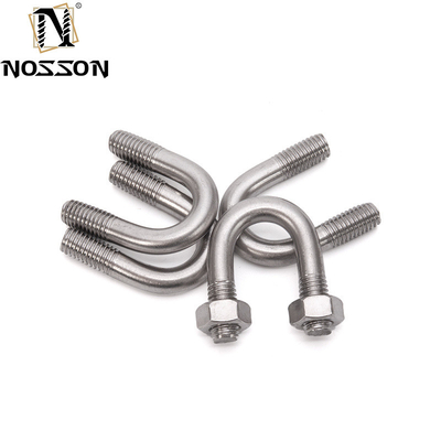 Roestvrij staal 316 platte ronde buigbare U-bouten DIN1142 Speciaal voor M3 M4 M5 M6 M8 M10 M12 M16 M20 ANSI/ASME