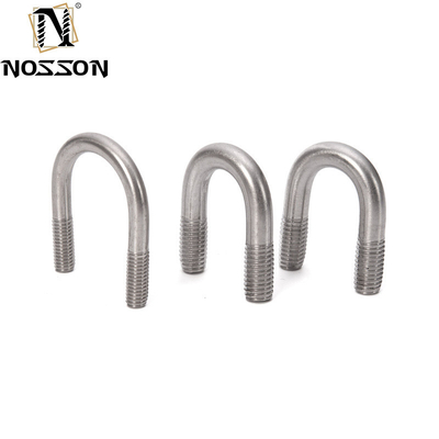 Roestvrij staal 316 platte ronde buigbare U-bouten DIN1142 Speciaal voor M3 M4 M5 M6 M8 M10 M12 M16 M20 ANSI/ASME