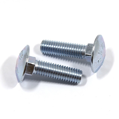 Plain Finish SS304 SS316 gegalvaniseerde koets Bolt Nut M4 M5 M6 M8 M10 met A2-70/A4-80/304/316 kwaliteit en hoge kwaliteit staal