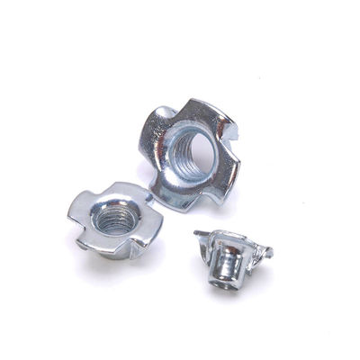 Meubel Hardware Vier klauwen Noot Spreker Noot T-noot Blind Pronged Tee Noot met Chrome Plate Afwerking Roestvrij staal