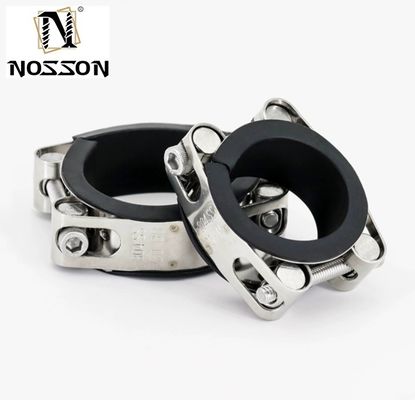 Heavy Duty Clamp Metric GB Standard T-Bolt Hose Clamp Verstelbaar enkelvoudig roestvrij staal 304 voor mijnmetingssysteem