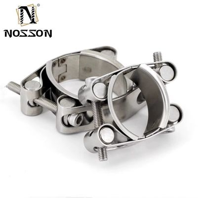 Heavy Duty Clamp Metric GB Standard T-Bolt Hose Clamp Verstelbaar enkelvoudig roestvrij staal 304 voor mijnmetingssysteem