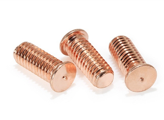 Messing roestvrij staal koper geplatte CD Flanged volledig gespannen capaciteit ontlading Spot welding studs Schroef voor industriële