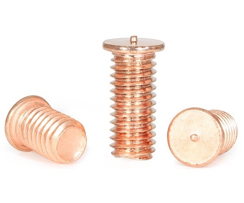 Messing roestvrij staal koper geplatte CD Flanged volledig gespannen capaciteit ontlading Spot welding studs Schroef voor industriële