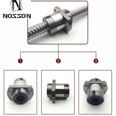 Flanged Single Ball Nut Ball Screw SFU 2005 2505 voor metrisch meetsysteem Precision C3 C5 C7 Linksdraad HIWIN