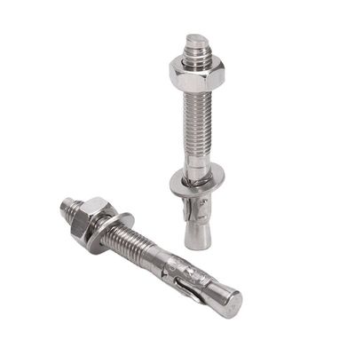 ISO-standaard A2 A4-70 A4-80 S304 SS316 316L Roestvrij staal Sleeve Wedge Anchor Bolt voor de bouw m12 Diameter
