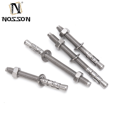 Goed Rood Kapasiteit Wedge Anker Bolt 304 316 roestvrij staal met bruin systeem van meting INCH
