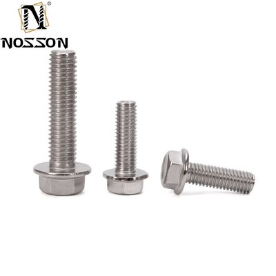 Hoge duurzaamheid DIN6921 roestvrij staal M3-M56 Hex wasmachine hoofd Flanged Bolt en moer Standard DIN Grade A2-70/A4-80 Grade