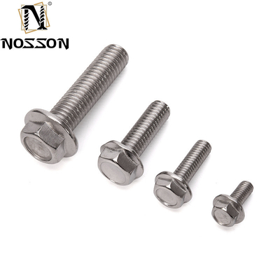 Hoge duurzaamheid DIN6921 roestvrij staal M3-M56 Hex wasmachine hoofd Flanged Bolt en moer Standard DIN Grade A2-70/A4-80 Grade