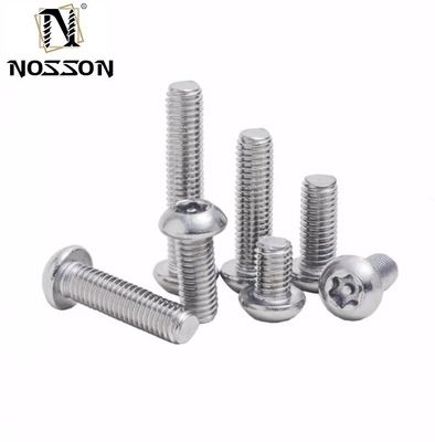 Metrisch meetsysteem Zinkgeplatte roestvrij staal Plum Security ISO14581 Flat Head Torx Head Safety Screw met gaten