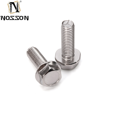 Top-notch draagbouten voor zware toepassingen DIN Standard Hex Flange Head Serrated Screw A2-70/A4-80/304/316