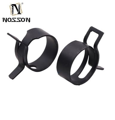 Waterpijp auto brandstofleiding slang clip met zware industrie roestvrij staal materiaal en ZINK geplatte afwerking springband klem