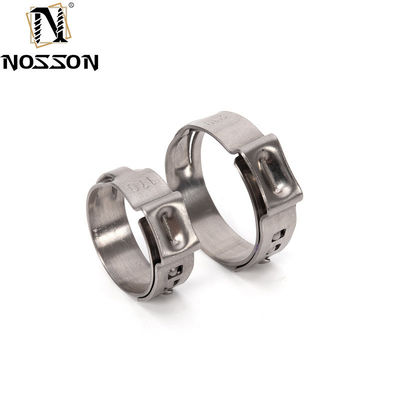 Op maat gemaakte steun voor hoge druk roestvrijstalen buizen fitting SS 304 single ear slang klem voor zware toepassingen