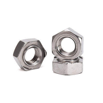 Verbinding voor de voedingsmiddelen- en drankenindustrie M6-1.0 M8 Hex gespelde noten met imperiaal meetsysteem en ISO-norm