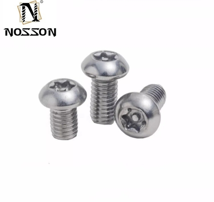 Metrische Torx Pan-hoofdbeveiligingsschroef met pin voor M1.6-M20 in JIS Standard Silver Plated Measurement System