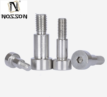 Metrisch meetsysteem Ronde kop Zink-aluminium bekleed roestvrij staal schouderbout Hexagonale stopcontact Schouder schroefbout