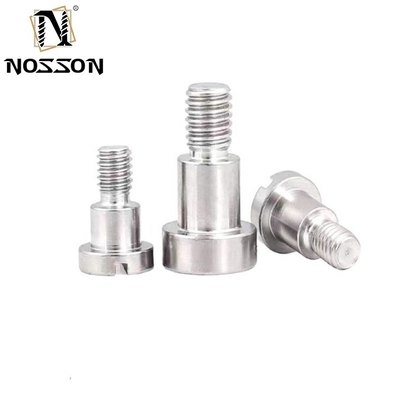 Metrisch meetsysteem Ronde kop Zink-aluminium bekleed roestvrij staal schouderbout Hexagonale stopcontact Schouder schroefbout