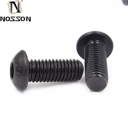 Zwarte afwerking Design Beall Carbon Steel M3 M4 M12 Allen Key Mushroom Head Bolt Hex Socket Button Head Schroeven voor industriële
