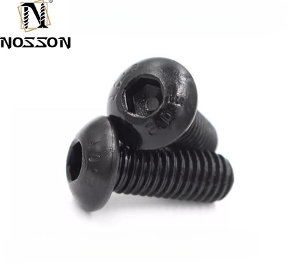 Zwarte afwerking Design Beall Carbon Steel M3 M4 M12 Allen Key Mushroom Head Bolt Hex Socket Button Head Schroeven voor industriële