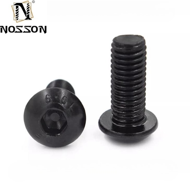 Zwarte afwerking Design Beall Carbon Steel M3 M4 M12 Allen Key Mushroom Head Bolt Hex Socket Button Head Schroeven voor industriële