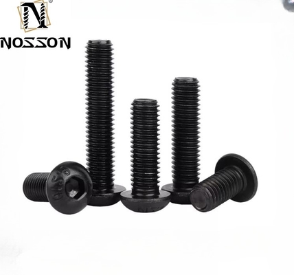 Zwarte afwerking Design Beall Carbon Steel M3 M4 M12 Allen Key Mushroom Head Bolt Hex Socket Button Head Schroeven voor industriële